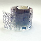 Holographic Cyber Punk Circuit Board Adhesive Tape Junk Journals Collage