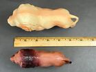 Vintage Celluloid Lion Lot Label Early Plastic Animals Made In Japan