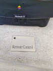 Apple Macintosh Computer Tv Model M1580 With Remote Black Parts Only Untested