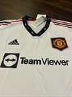 New Adidas Mens Manchester United Soccer Short Sleeve Jersey Size 2xl Authentic
