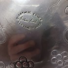 Arthur Court Aluminum Round Grape Serving Platter Tray 1995 12 