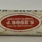 Vintage J Bose   s Aero-fly  Badminton Feather Shuttlecocks Made In India Lot Of 7