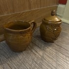 Tg Cracker Barrell Bountiful Harvest Cream And Sugar Set 
