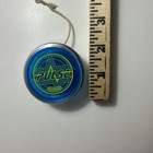 Duncan Pulse Yo Yo Lights Up Working  Yoyo Clear Blue W  Lime Logo Avfhy