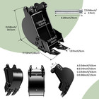 200mm Trenching Narrow Bucket Attachment For Mini Excavator Digger