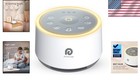 Compact D1 Sound Machine  24 High Fidelity Sounds   Gentle Night Light For Sleep
