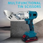 Electric Metal Cutting Shear  Cordless Sheet Metal Cutter Variable Speed battery