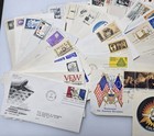 First Day Of Issue Lot Of 20 Commemorative Stamped Envelopes Vintage 1960s 1970s