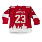Elev808 Designs Griz Hockey Jersey Mens Medium Red Hard Times 23 Collaboration