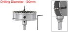 Metal Hole Saw  Carbide Cutter 100mm 4  Dia For Stainless Steel Metal