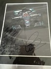 Lewis Hamilton Signed Mercedes F1  Photo Display Autographed Formula 1 Mem 