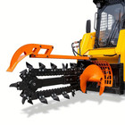 Skid Steer Trencher For Bobcat Loader     Landscaping   Utility Digging Use