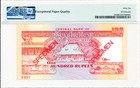 Central Bank Seychelles 100 Rupees Nd 1989  Specimen Pmg  66epq