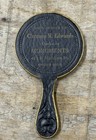 Antique Clarence Edwards Monuments Dealer Funeral Services Art Nouveau Mirror