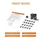 Tecmojo 6u Wall Mount Rack Network Cabinet For 19  It Equipment with Lockable