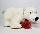 Melissa   Doug Glacier Polar Bear Plush 12  Stuffed Animal White Cute Kids