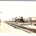 X3 Lot 1926 South Chicago Steam Train Locomotive 20th Century Mail Snapshot C41