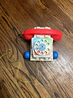 Vintage 1985 Fisher Price Chatter Telephone  747  Has Pull-string   Moving Eyes