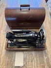 Antique 1918 Singer Sewing Machine Model 99k Bentwood Case Serial F8371512
