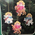 Bucilla  angels  n Animals  82088 Christmas Holiday Felt Sequin Ornament Diy Kit