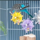 Interactive Parrot Toy Bird Cage Toy For Parrots Rotating Treat Dispenser