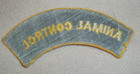 New   Old Stock Embroidered Arch Uniform Shoulder  Patch Animal Control Maine