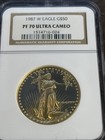 1987 Eagle  50 1 Oz Gold Ngc Pf70 Ultra Cameo Beauty 