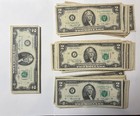 1976  2 Two Dollar Bill - Circulated 50th Anniversary Bicentennial Vintage Money