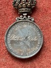 Rare Silver Medal Life-saving Hero Royal Award Leopold Ii Belgian Congo Belgium