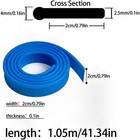 41   Cut-to-size Window Squeegee Refills Replacement Rubber Black 