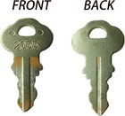 Bradley 2055 Key For Towel toilet soap Dispenser 10 Pack P15-398