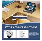 Kayfia Keyboard Tray Under Desk Height Adjustable 26 4   x11 8    Slide-out White