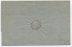 1874 Mexico Folded Cover 25ct Blue Hidalgo  y10897 