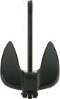 Attwood 9934b1 Solid Cast Iron 15-pound Navy Boat Anchor  Black Pvc-coated 