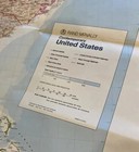Rand Mcnally International World   United States Vintage Two Sided Map 54    X 37   