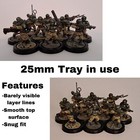 Movement Trays 25mm 28mm 32mm 40mm Tabletop Warhammer 40k Various Sizes