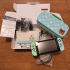 Nintendo Switch Animal Crossing New Horizons W Box   Carrying Case  Euc