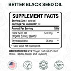 1-3pack Organics Ocean Better Black Seed Oil Cold Pressed Pure - Support Memory