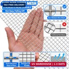 2 Pack 1 4 Inch 304 Stainless Steel Mesh Screen  12  X 24  Weled Wire Mesh