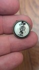 Rare 1931 Cohn Rosenberg Sterling Silver Minnie Mouse Milk Glass Pendant Charm 