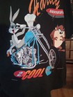 Vintage Harley-davidson 2 Cool Fun Wear Taz Bugs Bunny Harley T-shirt  - Men s L