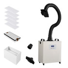 Monport 220w Fume Extractor 3-layer Filter For Fiber Co2 Laser Engraver Welding