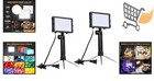 Led Photography Lighting Kit Portable Tabletop Studio Light With Tripod   Fil   