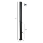7ft Outdoor Solar Shower W  Hot And Cold Adjustment For Poolside Beach Pool Spa