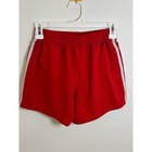 Adidas Kids Boys Red White 3-stripe Athletic Running Shorts Size Xl 16