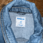 Mayoral Distressed 14 Classic Basic Denim Jacket
