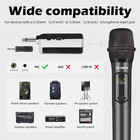 Talomen Wireless Microphones  Professional Dual Karaoke Microphone For Singing 