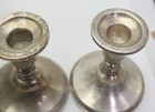 Vtg Set Of  2  Sterling Silver Candlestick Holders By Towle