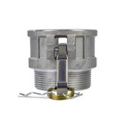 2 Pcs 3 Inch Part B Aluminum Cam Lock Fittings Male Adapter Female Npt Thread