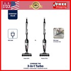 Bissell 3-in-1 Turbo Corded Stick Vacuum Lightweight Handheld 2610 Black